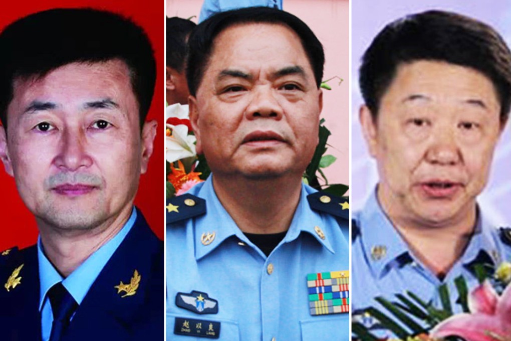 From left: Fan Xiaojun, Zhao Yiliang and Yu Zhongfu. Photo: SCMP Pictures