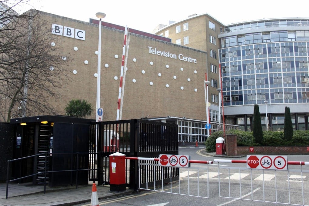 Artist runs riot in former BBC TV HQ before it's demolished
