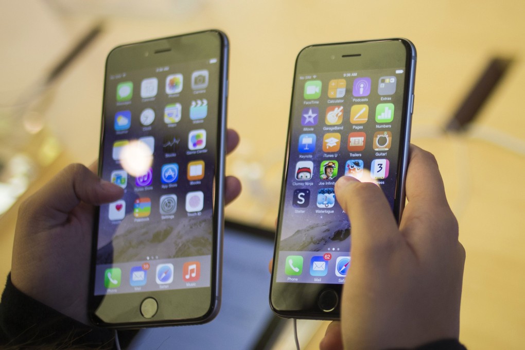 The iPhone 6 and 6 Plus. Apple reportedly plans a record breaking production run for the next model of its hugely successful smartphone. Photo: Reuters