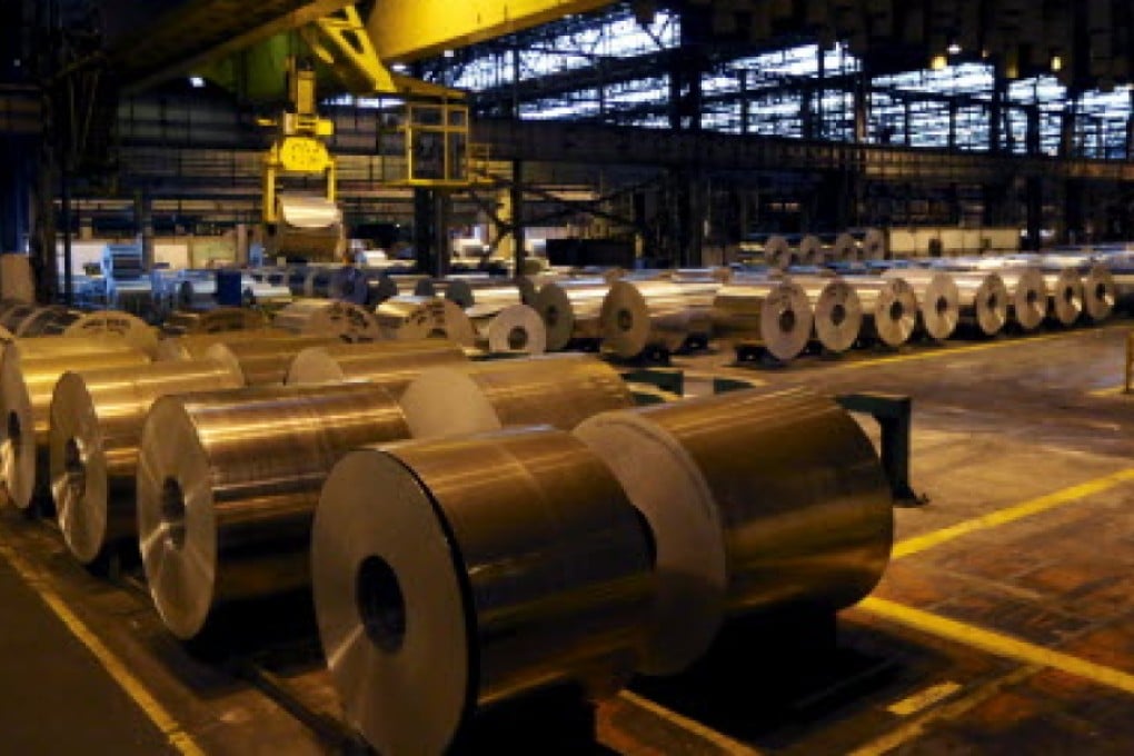 Alcoa expects aluminium supply to outpace global demand by 760,000 tonnes this year. Photo: Reuters