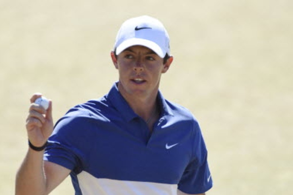rory mcilroy blue nike shirt