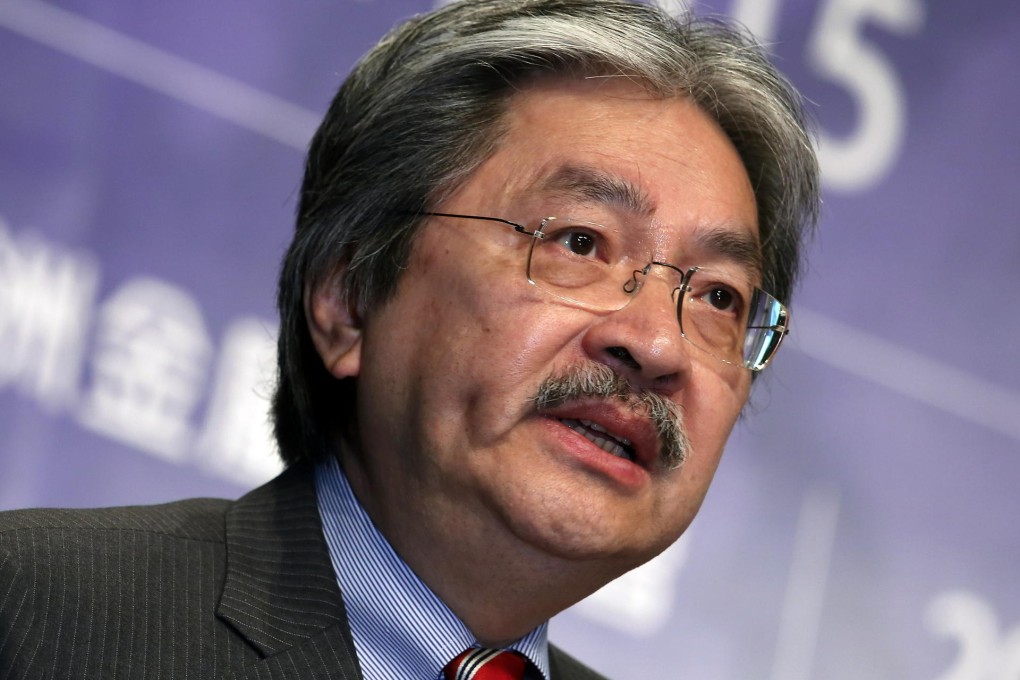 Hong Kong should grab the opportunities offered by the initiative which, he said, would be a key driver for the Hong Kong economy for the next 30 years, said Tsang. Photo: Jonathan Wong