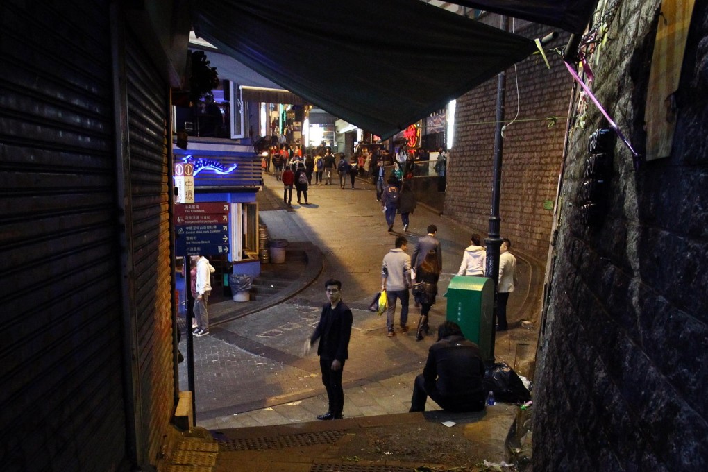The Lan Kwai Fong district has attracted dealers. Photo: Dickson Lee