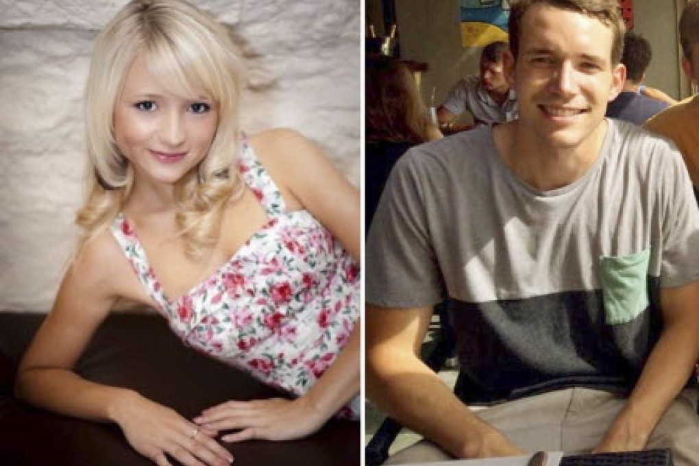 The bodies of backpackers David Miller, 24, and Hannah Witheridge, 23, were found on September 15 on the rocky shores of Koh Tao. Photo: EPA