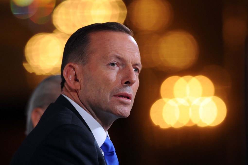Tony Abbott has in the past described wind farms as 'visually awful'. Photo: Xinhua