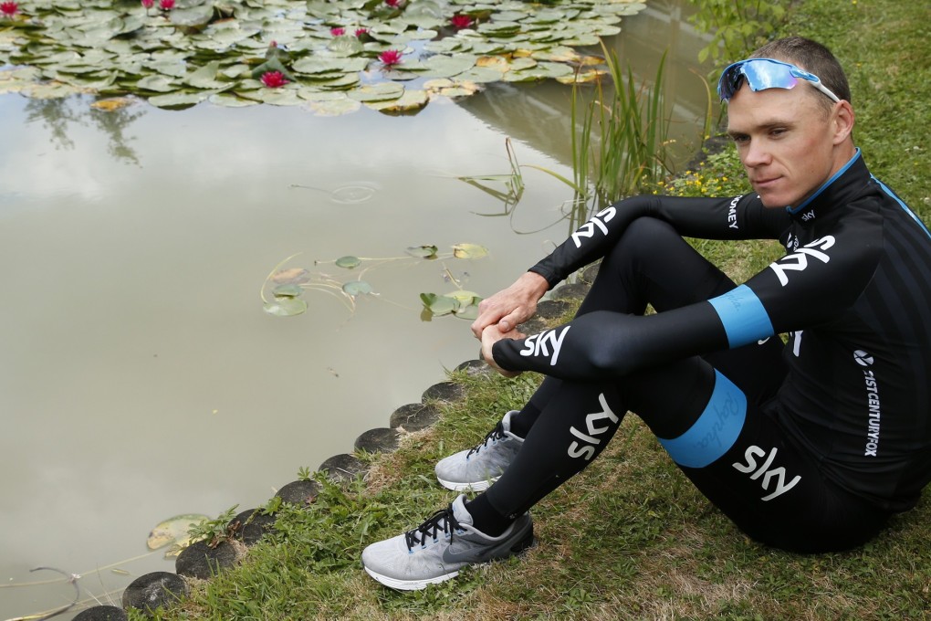 Chris Froome is relaxed on the Tour de France rest day as he looks ahead to the more challenging part of the classic cycling race. Photo: Reuters