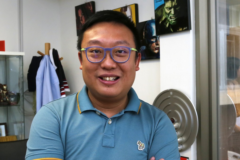 The DAB's Ivan Chu is is the only person in the think tank from a pro-Beijing party. Photo: Jonathan Wong