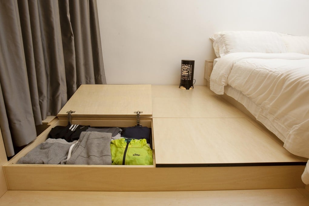 Under-bed storage idea from Clifton Leung Design. Photo: SCMP Pictures