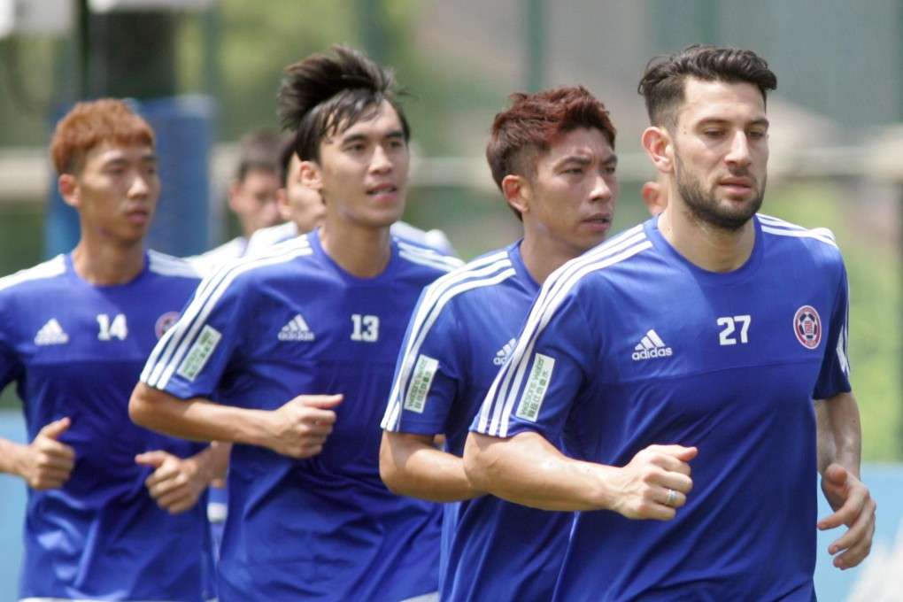 Eastern are already training with former South China striker Andrew Barisic a star new signing. Photo: Chan Kin-wa