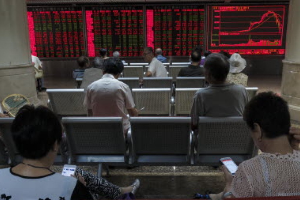 A market correction forced investors to sell shares to meet margin calls. Photo: EPA