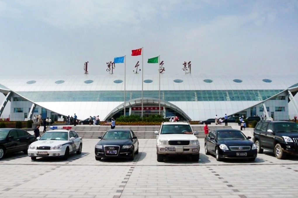 The travellers were detained when they arrived at Erdos airport in Inner Mongolia. Photo: SCMP Pictures