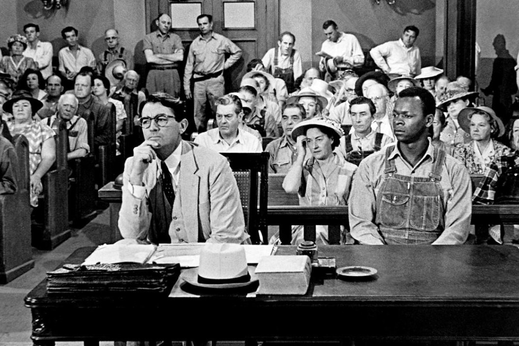 Gregory Peck (left) plays Atticus Finch in the movie version of To Kill a Mockingbird. This liberal hero is found behaving, in the 1950s, in a way that admirers of the print and film versions of his earlier life will find painful and shocking - though the shift in Atticus’ attitudes is nuanced and rooted in the deep political complexities of the American South.
