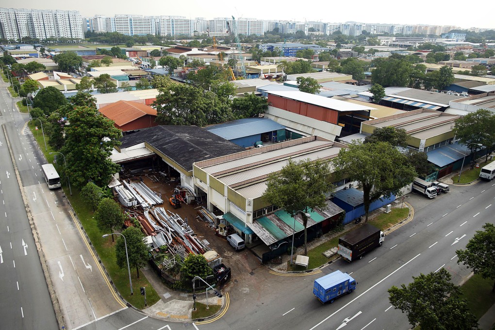 Singapore industrial park. The city-state's manufacturing sector is on the way down. Photo: Reuters