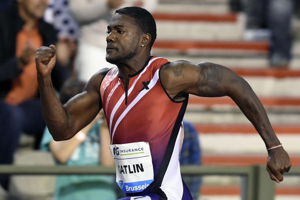 Justin Gatlin is tipped for a double in Beijing. Photo: AFP