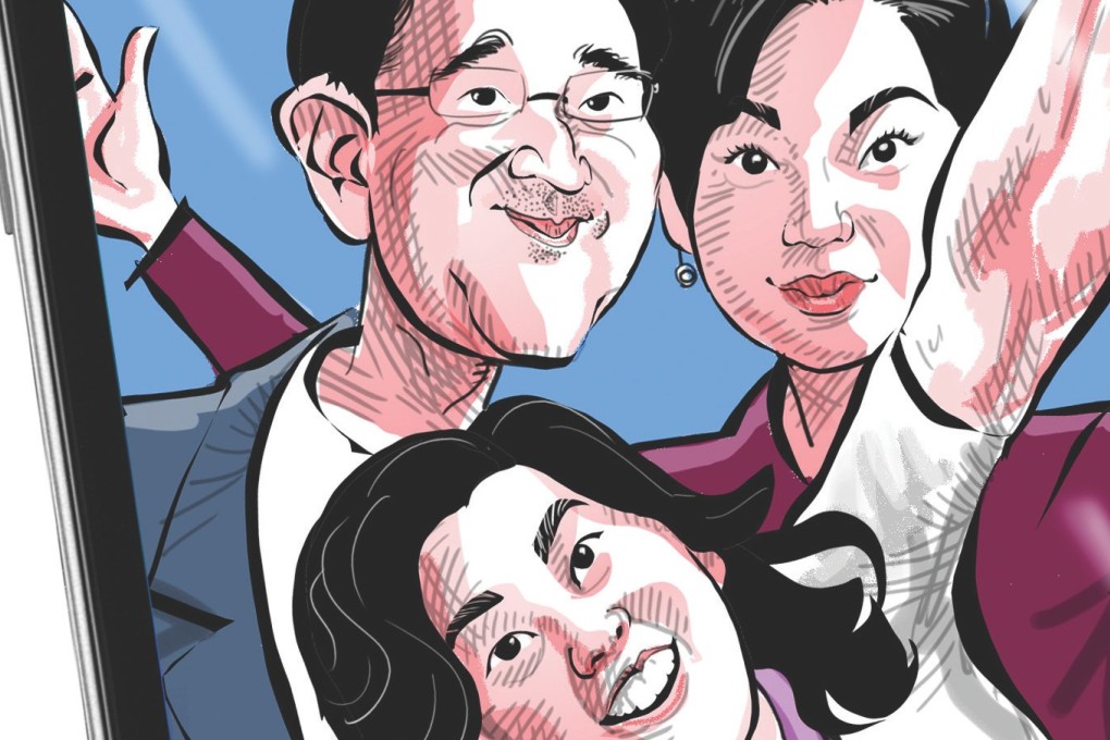 Samsung heir Lee Jae-yong's sisters also have roles in the Samsung empire.  Illustration: Craig Stephens