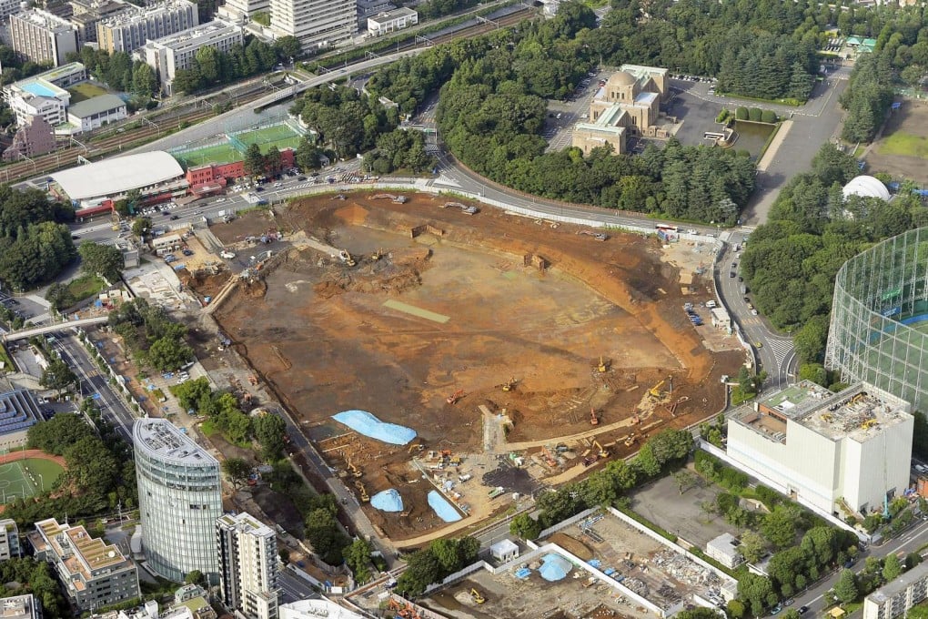 The planned stadium would have led to the eviction of 300 households from the nearby Kasumigaoka apartments.