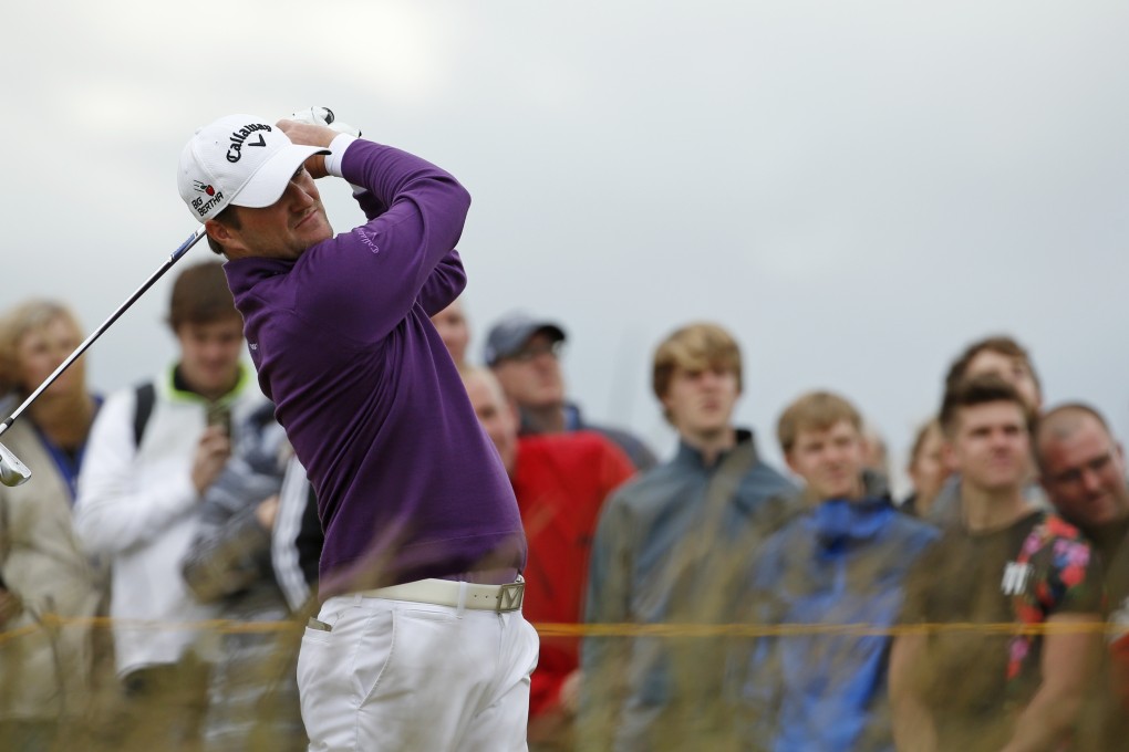Scotland's Marc Warren has climbed up the leaderboard after following up his 68 yesterday, with 69 today. Photo: AP