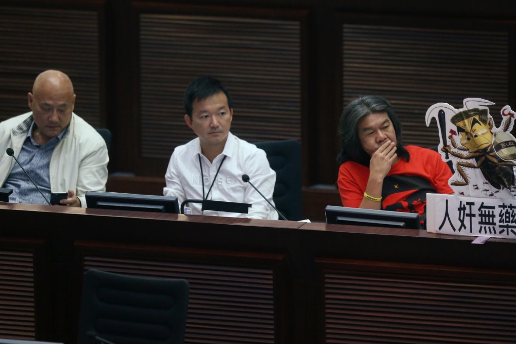 Albert Chan, Raymond Chan Chi-chuen and Leung Kwok-hung