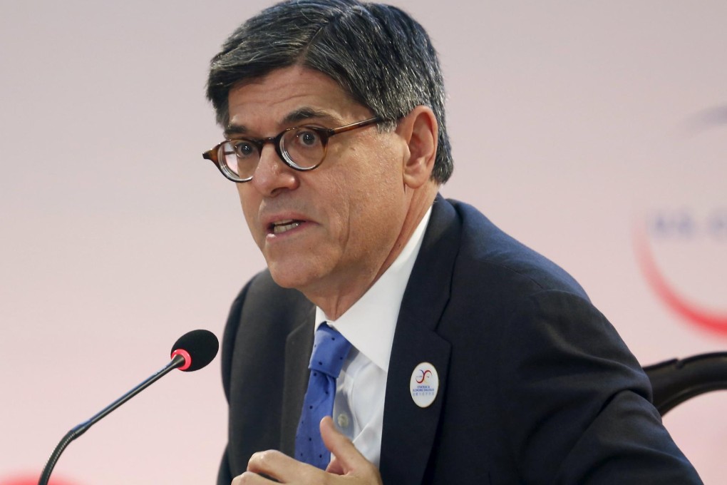 US Treasury Secretary Jack Lew's conclusion that China's markets will not cause turbulence elsewhere is untenable. Photo: Reuters