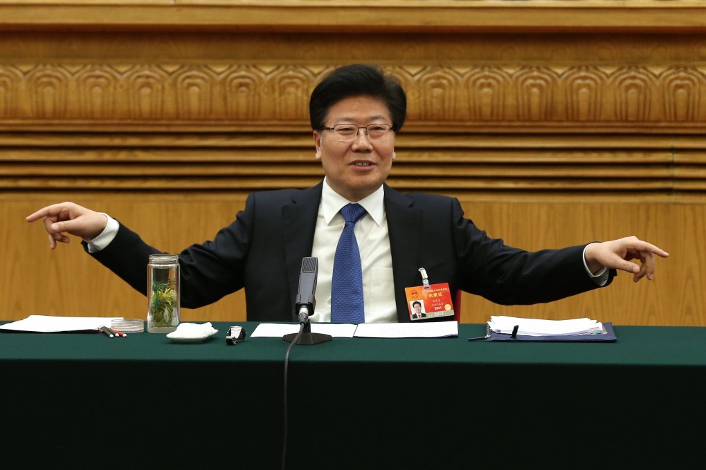 Zhang Chunxian, the Communist Party chief of Xinjiang. Photo: EPA