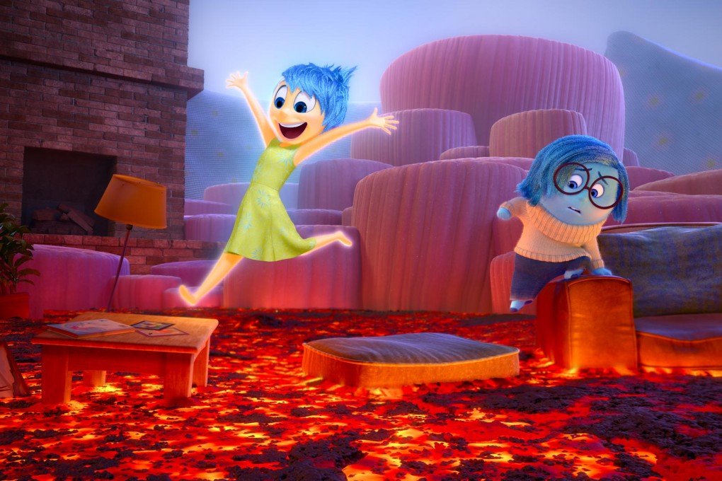 A still from Inside Out(above), which opens this week.