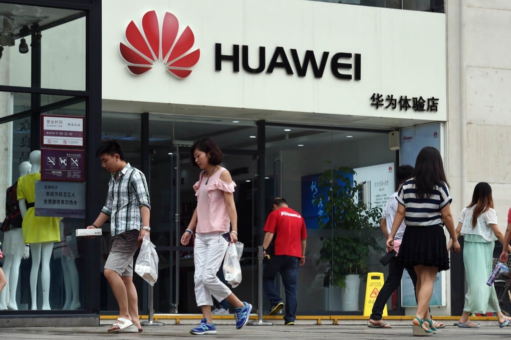 Huawei saw sales grow by 30 per cent in the first half of 2015. Photo: AFP