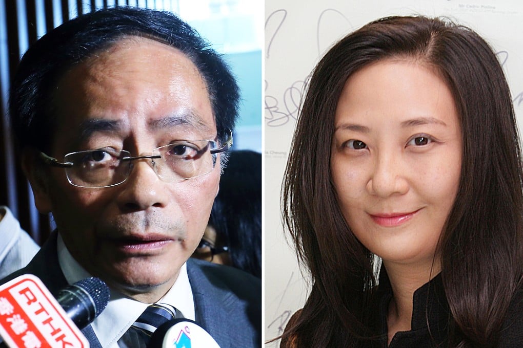 Elizabeth Quat of the Democratic Alliance for the Betterment and Progress of Hong Kong is the lawmaker who filed the most questions - 27 out of a total of 644 - to the administration in the past Legco session. Her party colleague, veteran Ip Kwok-him, came last. He did not ask a single question. Photos: Dickson Lee, Edward Wong