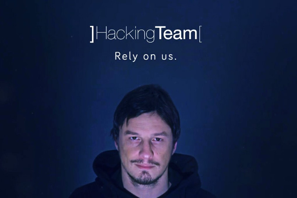 Hacking Team's official slogan sounds slightly ironic in the wake of their recent data leakages at the hands of hackers. Photo: SCMP Pictures