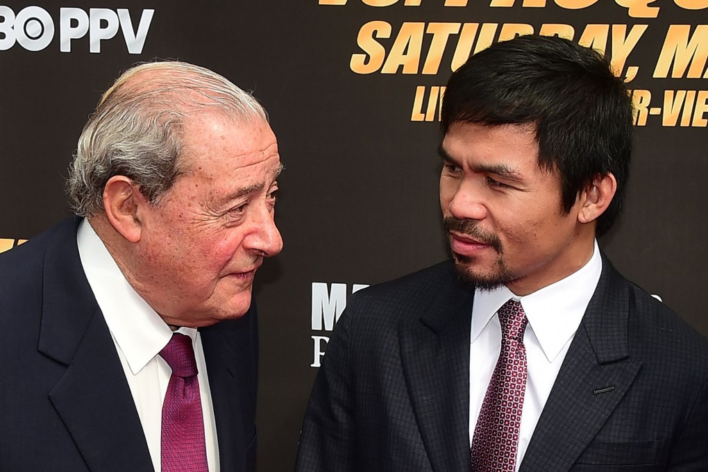 Promoter Bob Arum has criticised Manny Pacquiao for missing a doctor's visit to treat his shoulder. Photo: AFP