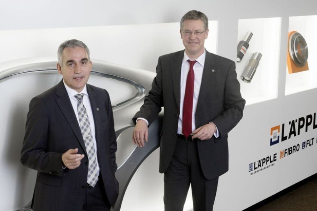 (From left): Dr Peter Spahn, president and CEO; and Siegbert Hummel, CFO