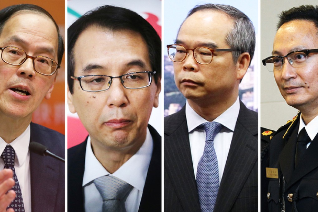 Two Hong Kong government ministers Tsang Tak-sing and Paul Tang replaced in shock cabinet reshuffle