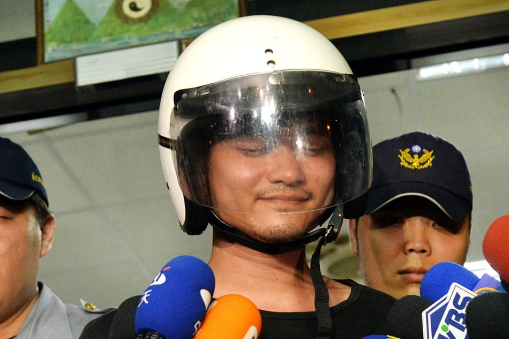 Kuo Yen-chun, the main suspect in Monday night's knife attack on the Taiwan metro system. Photo: CNA