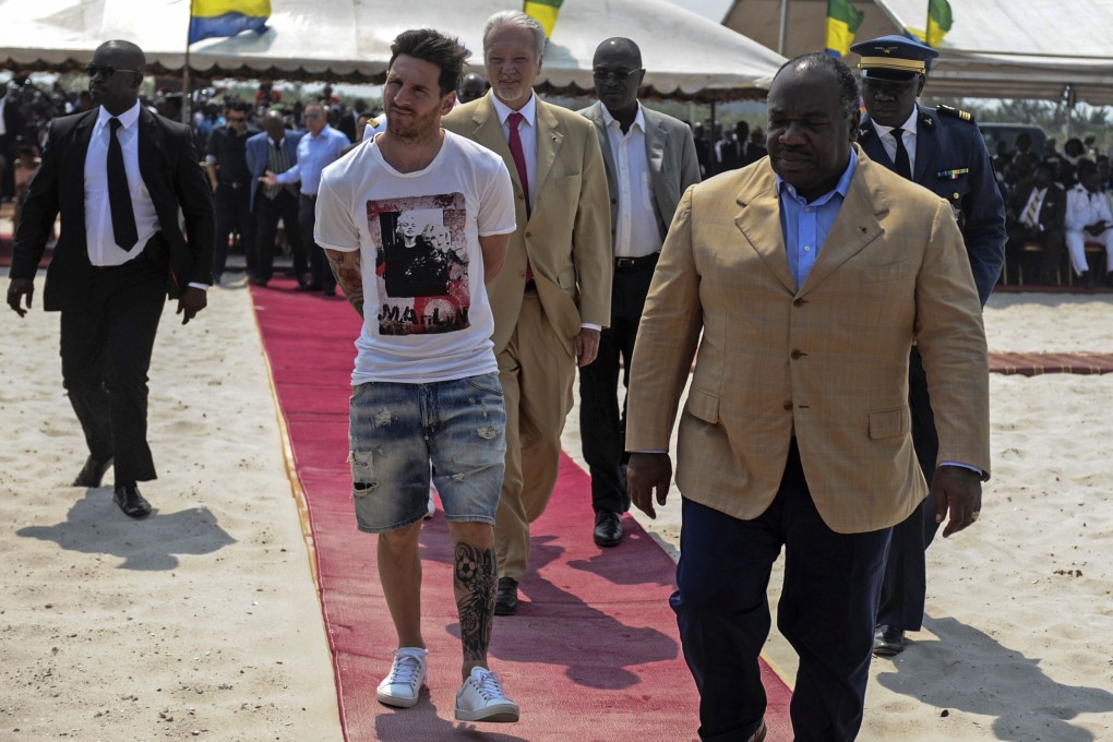 Lionel Messi's 'scruffy' look drew derision on social media. Photo: AFP