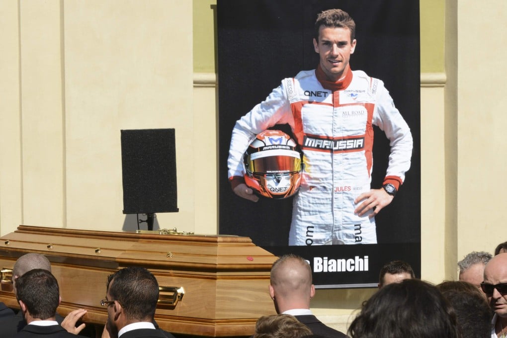 The sport of Formula One was thrown into sharp focus earlier this week at the death of one of its most promising young drivers. Photo: Reuters