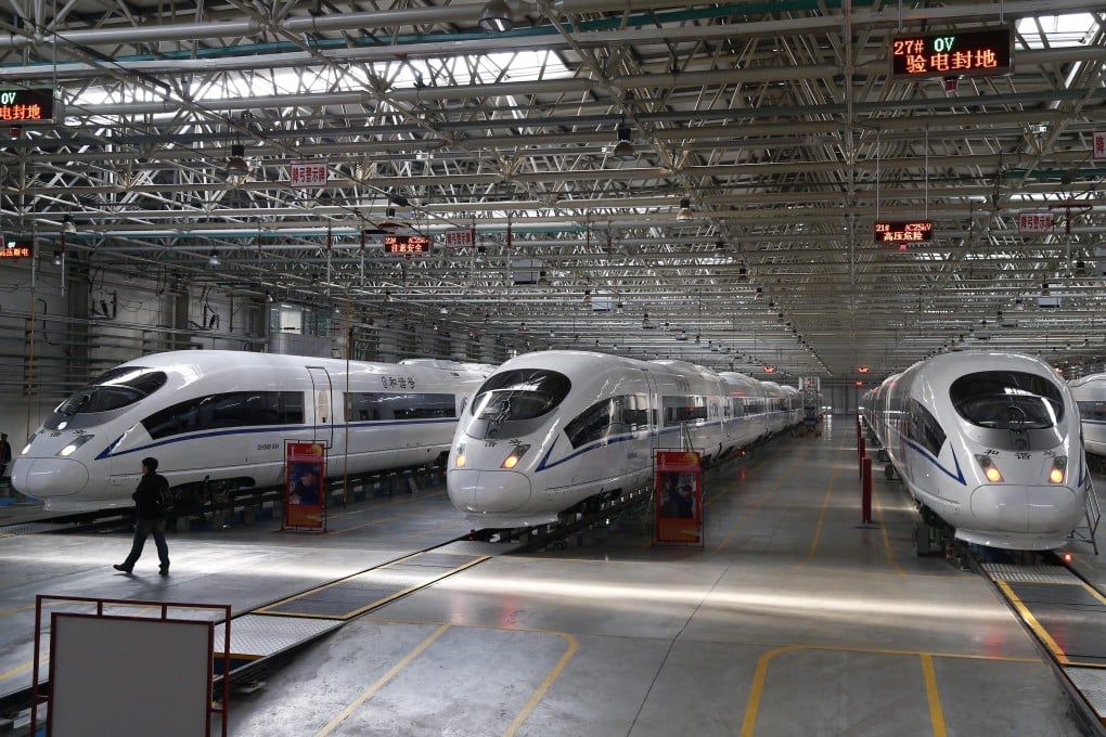 China is rapidly expanding its rail links across the country, with bullet trains more than halving journey times between key cities like Beijing and Shanghai. Photo: EPA
