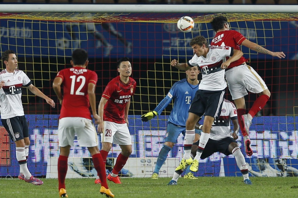 Bayern Munich CEO Karl-Heinz Rummenigge moved to confirm that Thomas Mueller (second from right) would not be leaving the club this summer. Photo: Reuters