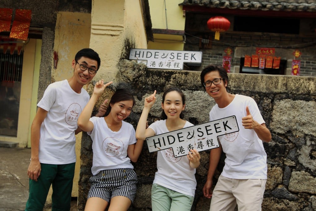 Hide & Seek founders (from left) George Wan, Rosita Chan, Tiffany Chan, and Chan Yee-tak. Photos: Franke Tsang