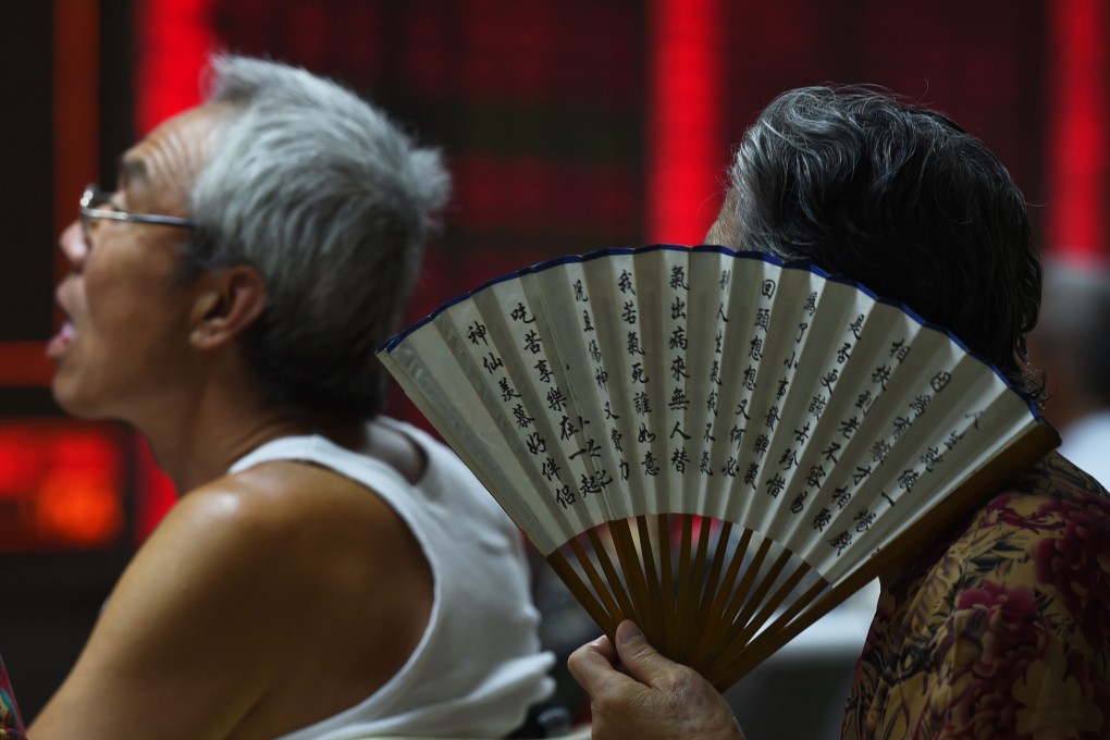 The Chinese stock markets will remain volatile as long as retail investors continue to dominate the market as they bet with their savings. Photo: AFP