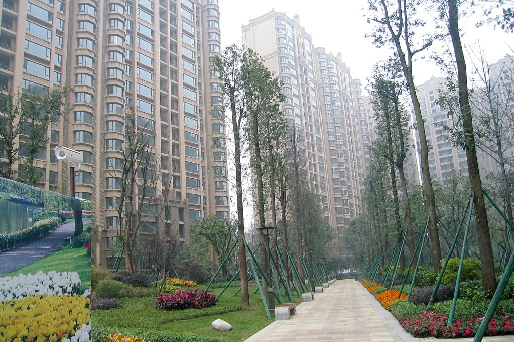 A residential development in Chengdu where Sunac China Holdings announced the planned acquisition of a company which owns seven property projects in the area. Photo: Peggy Sito