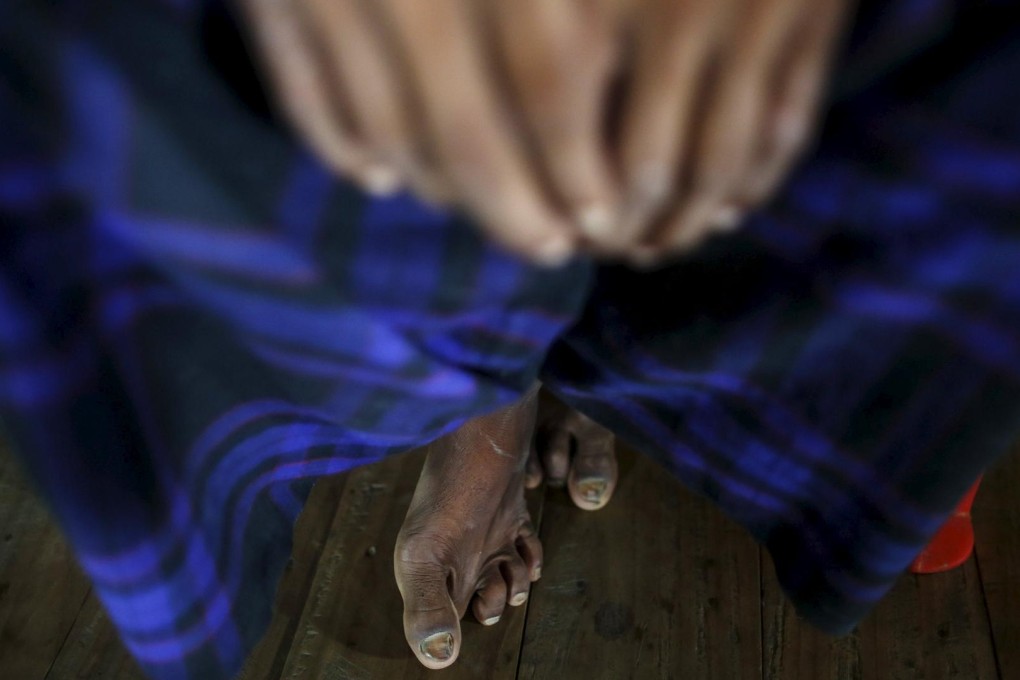 A victim of forced labour relates his story. Many care about their plight. Photo: Reuters