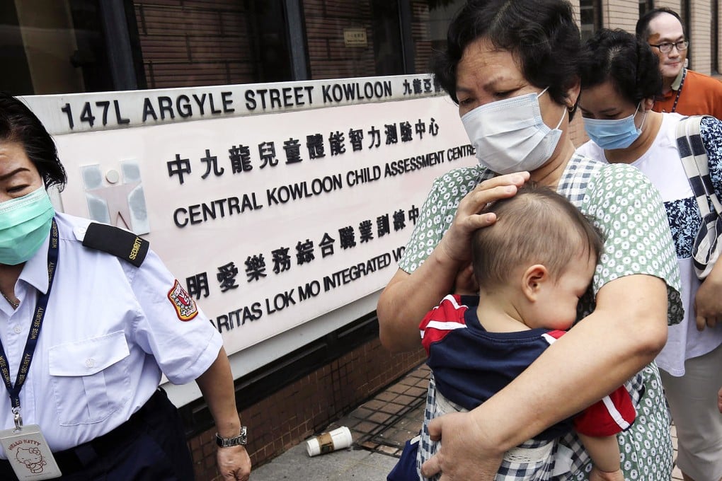 It is a testing time for 23 children and their mothers as they visit the Central Kowloon Child Assessment Centre for IQ tests. Photo: Dickson Lee