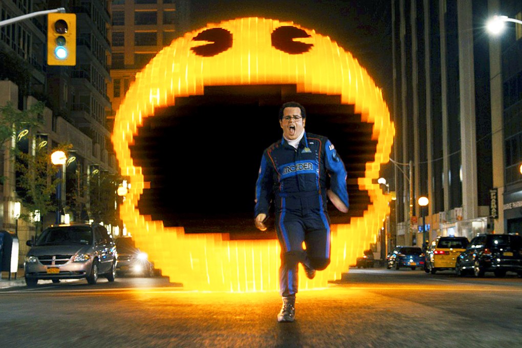 A sequence from the film 'Pixels' was altered to remove images of the Great Wall under attack from aliens. Photo: AP