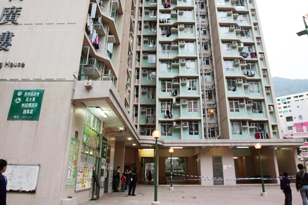 The attack took place at Shek Kwong House on the Shek Lei (II) Estate in Kwai Chung. Photo: Bastille Post