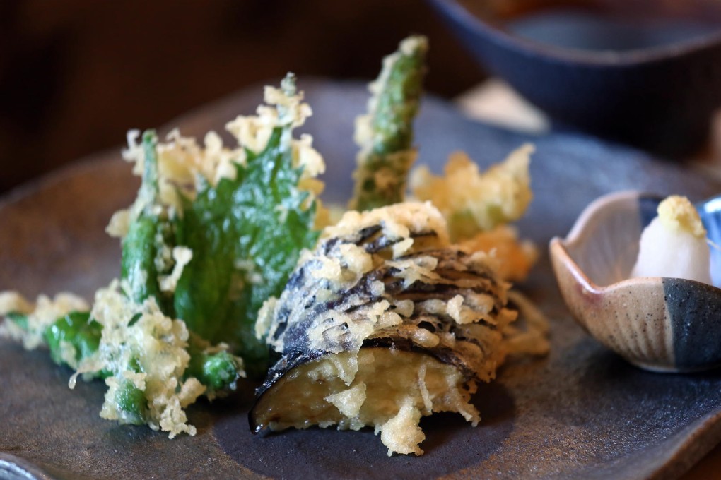 Spring vegetable tempura at Sushi Sei. Photos: Jonathan Wong