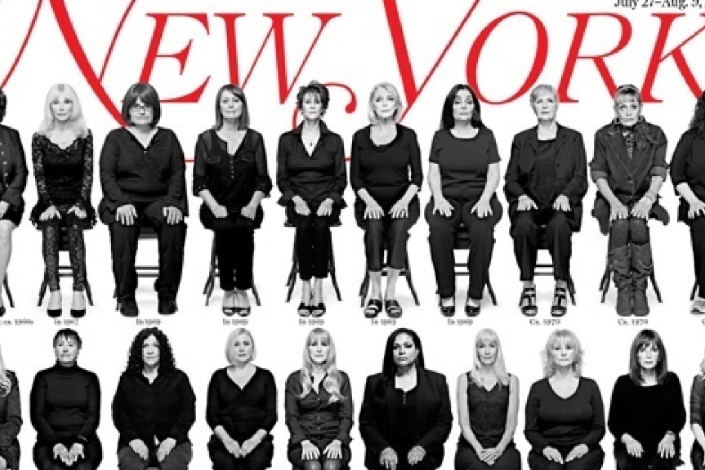 The cover of New York magazine shows 35 of Bill Cosby's accusers.