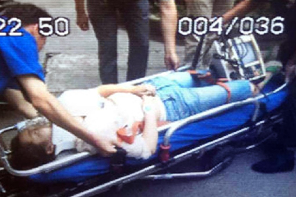 The woman was rushed to hospital but later died of her injuries. Photo: NetEase