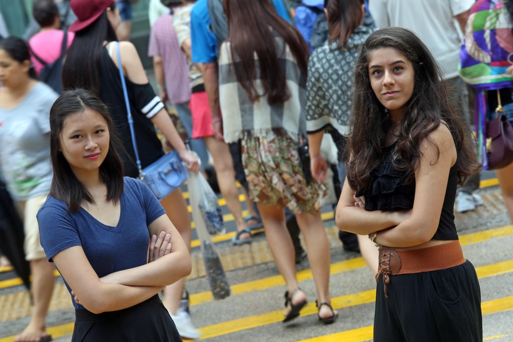 Kathy Lau (left) and Samaara Malhotra of DC Labour Rights. Photo: K.Y. Cheng