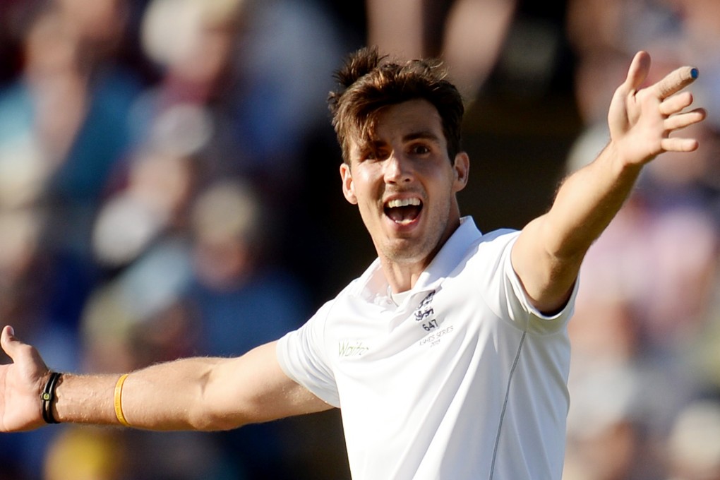 Steve Finn appeals. Photo: Reuters