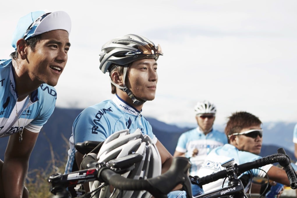 Eddie Peng Yu-yan (left) and Shawn Dou Xiao (middle) in a still from To The Fore