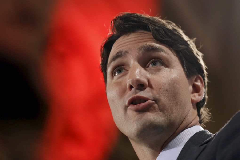 Justin Trudeau's Liberals sit in third place behind the left-leaning New Democratic Party and Prime Minister Stephen Harper’s Conservatives, according to opinion polls. Photo: Reuters